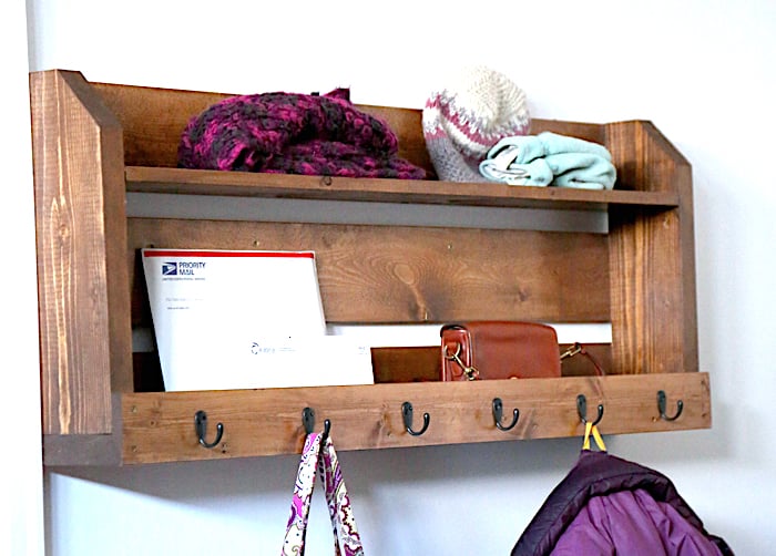 Pallet coat discount rack with shelf